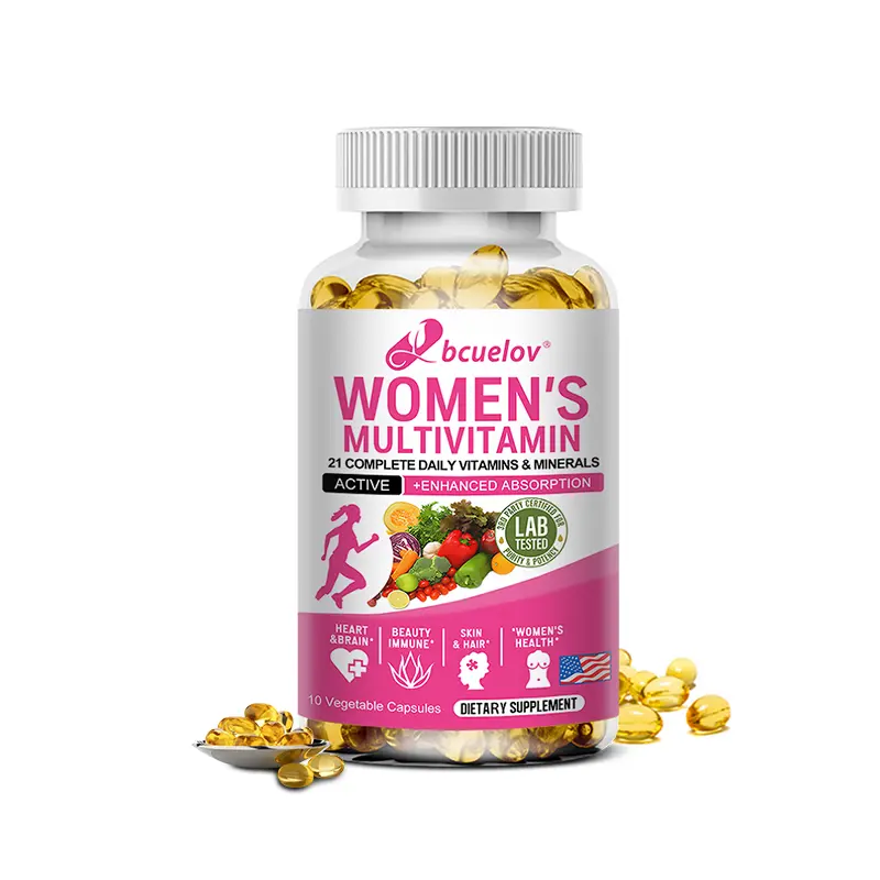 Bcuelov Women's Multivitamin Supplement - Supports Energy, Overall Wellness, Immune Health; 120 Capsules Bcuelov Women's Multivitamin Supplement - Supports Energy, Overall Wellness, Immune Health; 120 Capsules