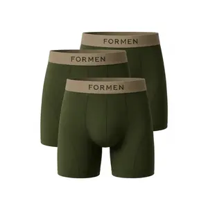 FORMEN Men’s Boxer Briefs 3-Pack – Everyday Underwear, Breathable Modal Stretch