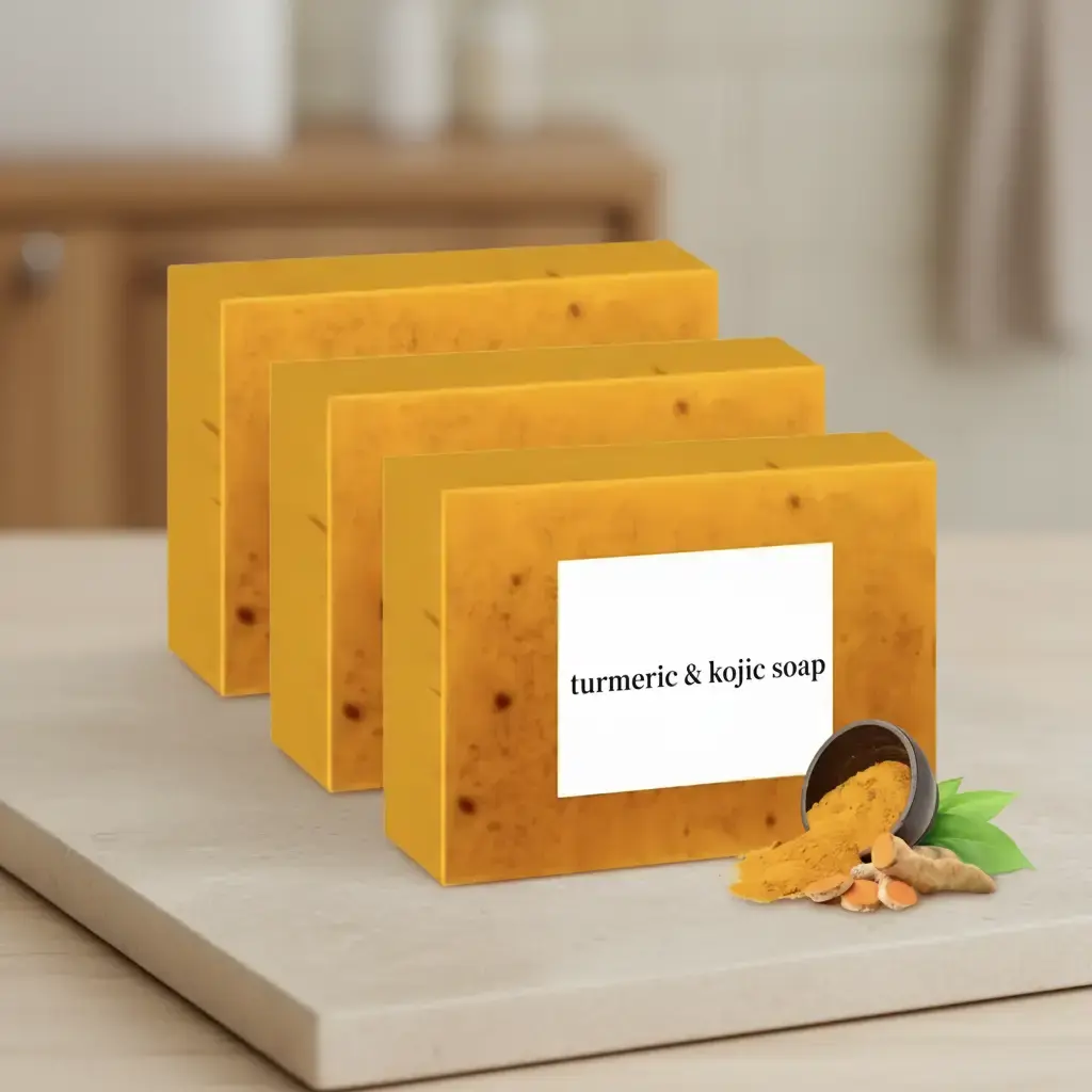 Turmeric & Kojic Acid Soap, DarkSpot Remover, Kojic Acid Soap, Soap Body CareBody Wash Lemon Flawless Organic Moisturizing Body Wash Body Care Product Handmade Soap Body Cleanser,back to school