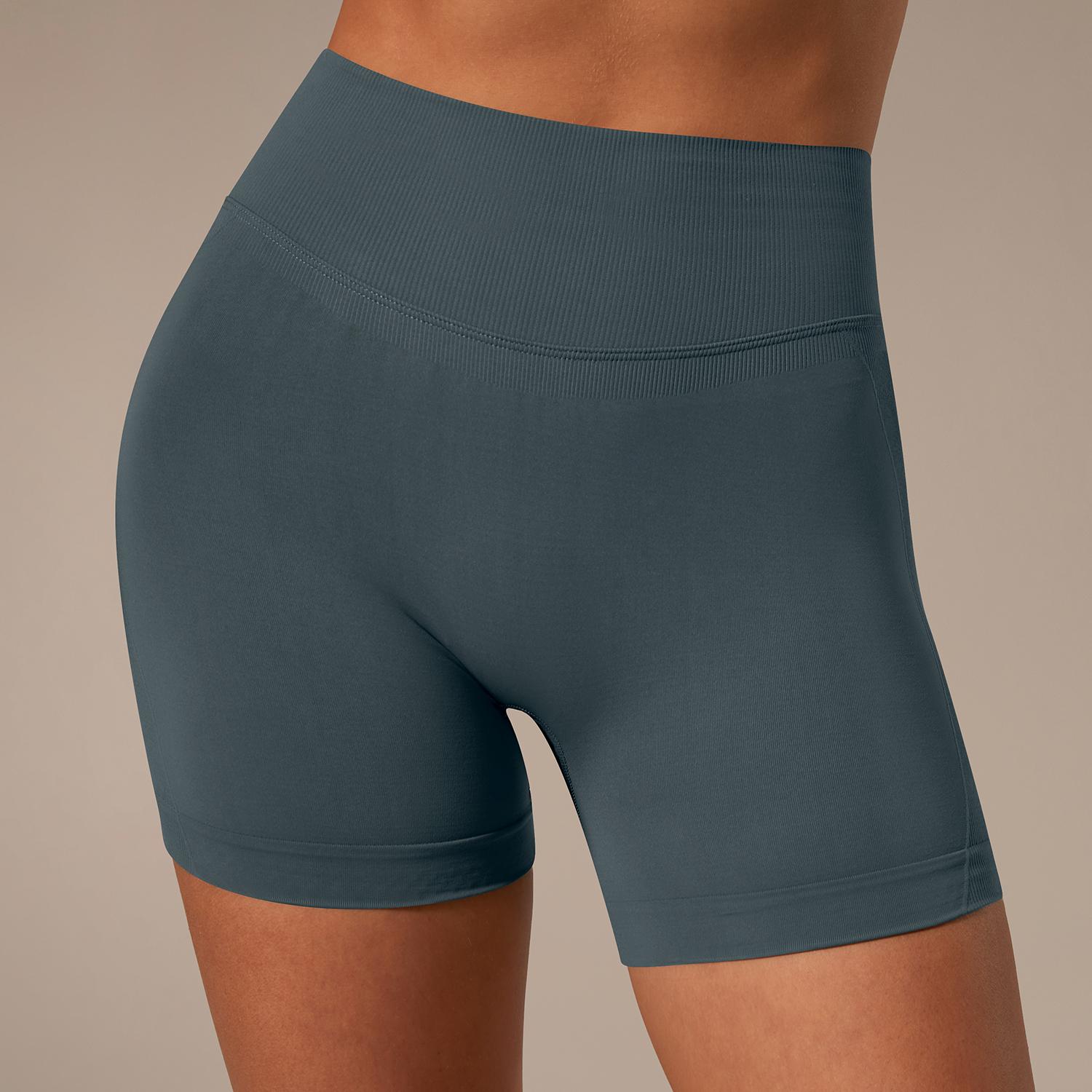 TIMEOFF Women's Slim-Fitting Biker Shorts for Women - Stretchy Seamless Fabric, Contour Design for Curve Enhancement, Secure No-Ride-Up Fit, Ideal for Yoga, Gym Workouts, Shorts Women