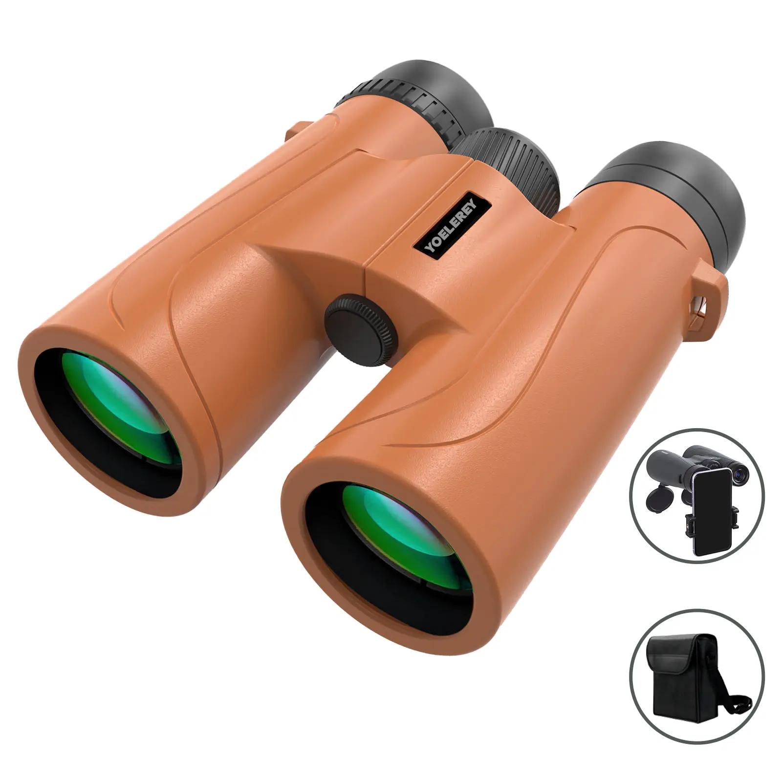 12x50 High Clarity Binoculars for Adults - 23mm Large Eyepieces, BAK4 Prism, Waterproof, Lightweight, Wide Field View Binoculars - Hunting Gear for Wildlife Observation - Gifts for Hunters, Birdwatching, Spotting Birds In The Wild
