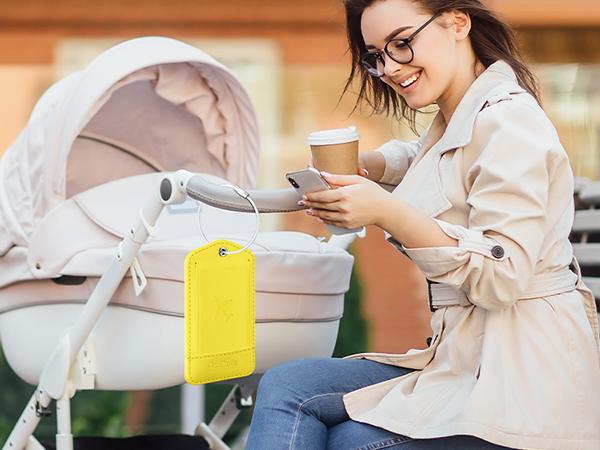 Smart Luggage Tag with Apple Find My(IOS only), Premium Leather Luggage Tags for Suitcase, Travel Bags, Backpacks, Anti-Lost Suitcase Tag Tracker for Travel with Privacy Name Card, Rechargeable Black Bluetooth Smart Luggage Tag with Apple Find My(IOS only), Premium Leather Luggage Tags for Suitcase, Travel Bags, Backpacks, Anti-Lost Suitcase Tag Tracker for Travel with Privacy Name Card, Rechargeable Black Bluetooth