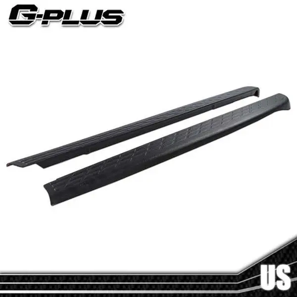 Black Plastic Lightweight Truck Bed Rail Cap Covers, 2pcs for 2007-2013 Silverado 1500 5'8" Vehicle Bed, Caps