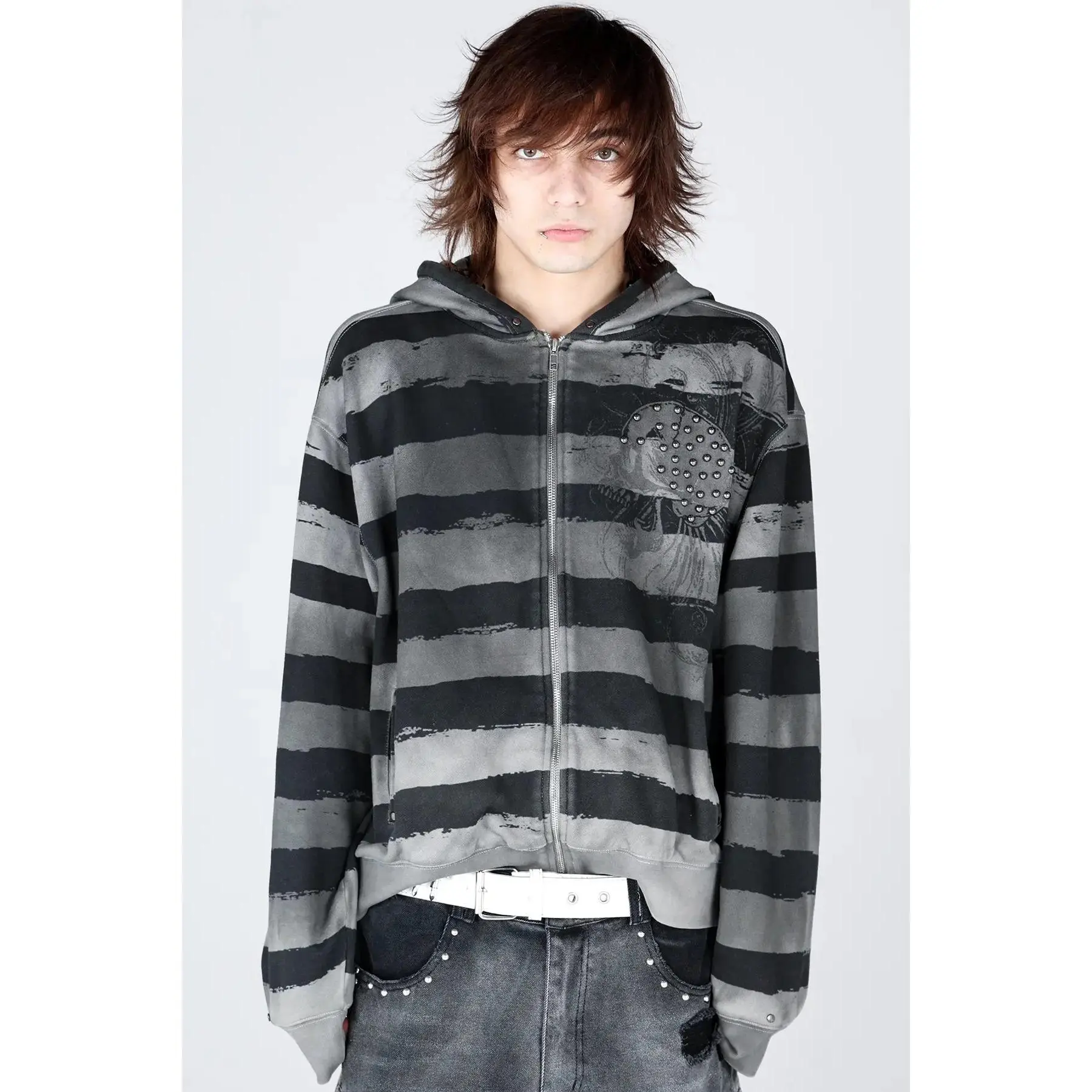 stripe hood - TikTok Shop