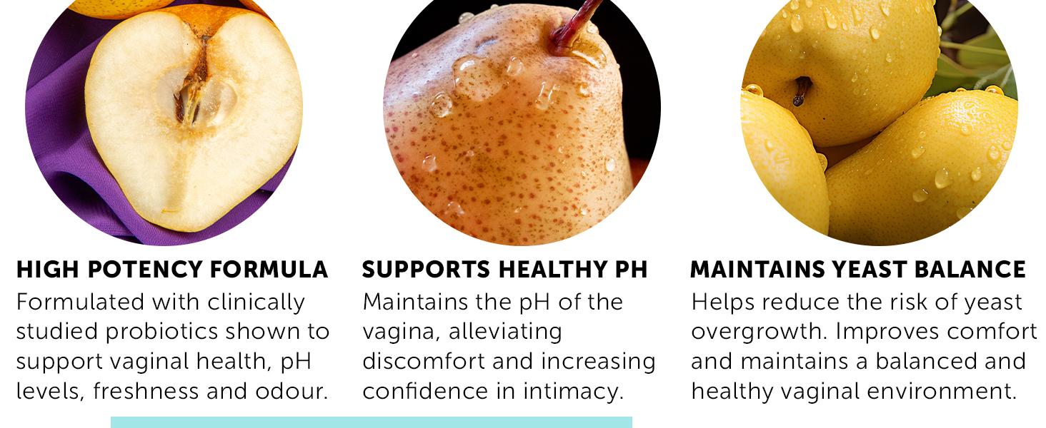 Vaginal Probiotics pH Balance Gummies For Women | Prebiotics and Probiotics for Women | Pineapple gummies for women for ph Balance and Vaginal Health | Vaginal Odor Control 60 Gummies