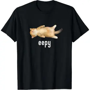 Eepy Cat, Silly Sleepy Cat Meme T-Shirt