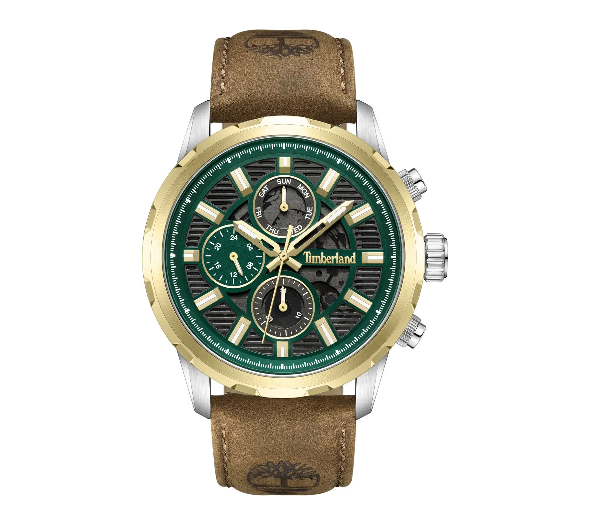 Timberland Men's Hampton Harbour Stainless Two-Tone Watch Timberland Men's Hampton Harbour Stainless Two-Tone Watch