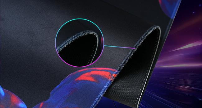 KTC Mouse Pad Design For Gamers, 27.5 x 11.8 in Natural Rubber, Oversized Cloth Surface, Color Box, Neatly Stitched Edges