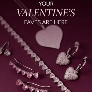 Valentine's Day 3-Piece Rose Gold Mystery Bundle (Necklace/Bracelet/Earring)