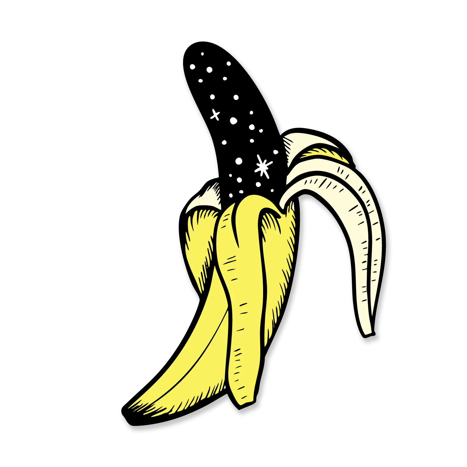 Space Banana Sticker Space Banana Sticker