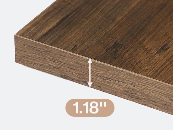 Tribesigns 70.87-Inch Dining Room Table, Wood Large Dining Table for 6-8 People, Rectangular Farmhouse Kitchen Table for Big Family