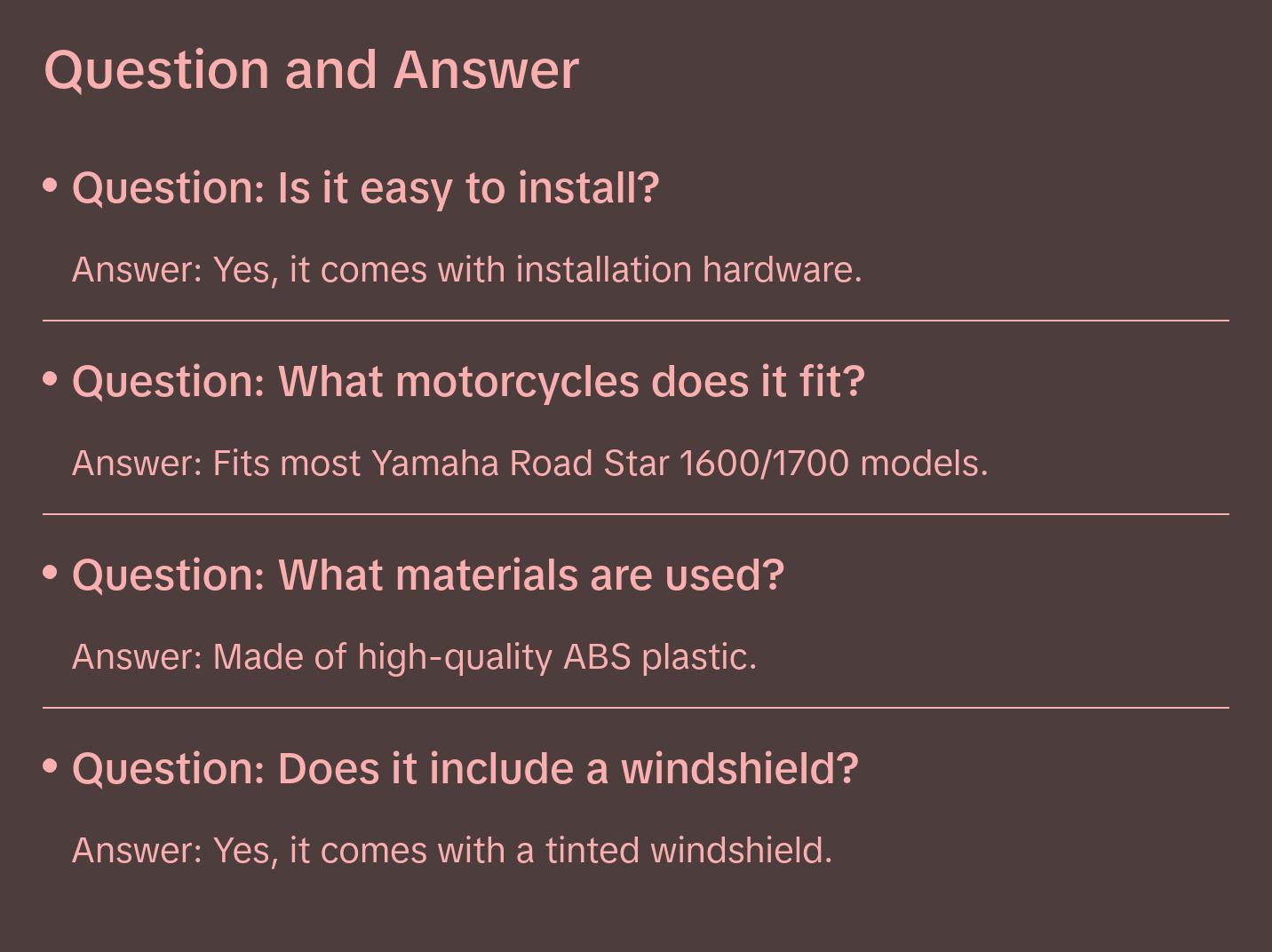 QK Racing Yamaha Road Star 1600/1700 Motorcycle Batwing Fairing 4x5.25 Speakers