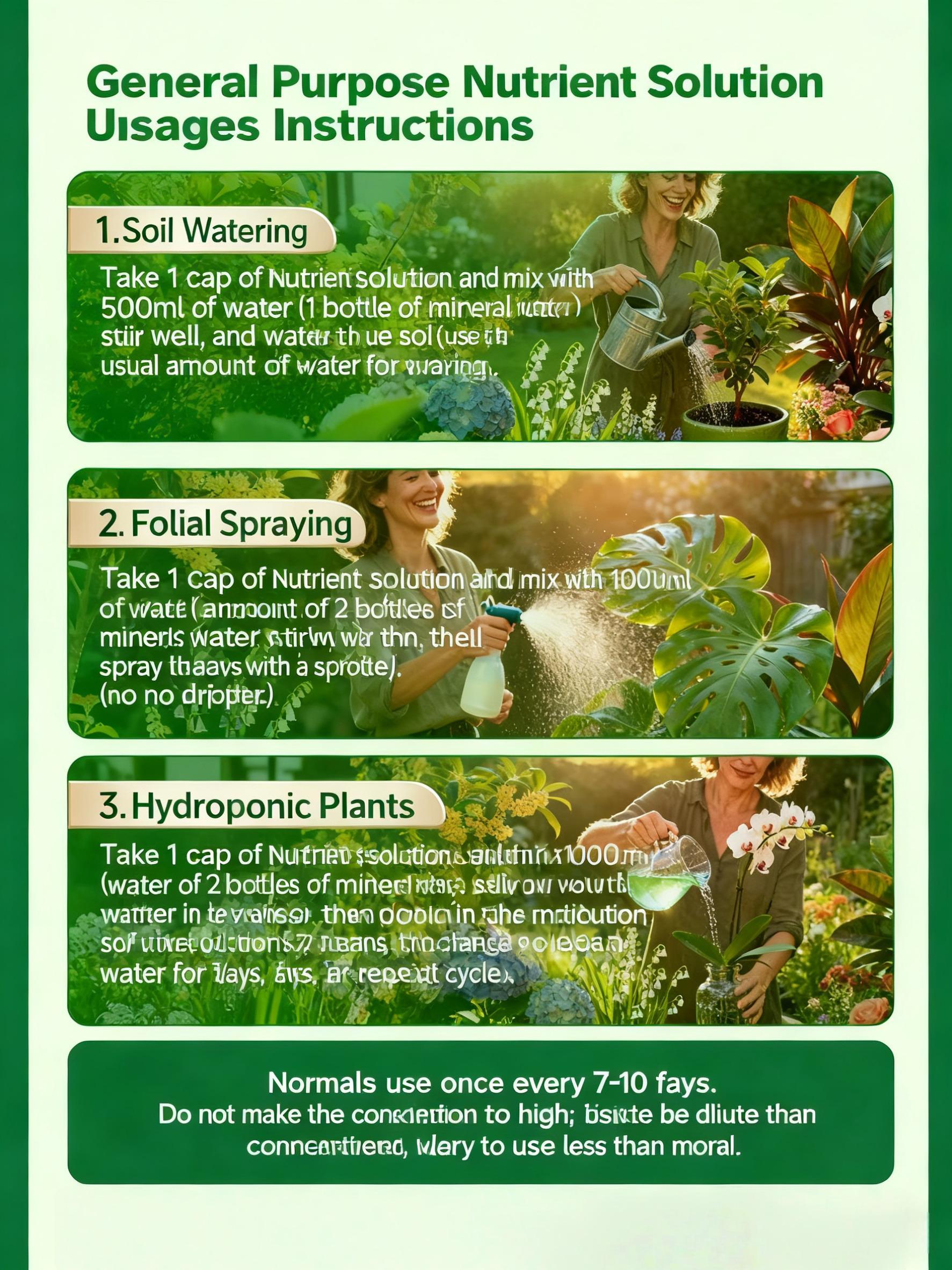 Plant Nutrient Solution – Liquid Fertilizer for Flowers, Vegetables & Indoor Plants Plant Nutrient Solution – Liquid Fertilizer for Flowers, Vegetables & Indoor Plants