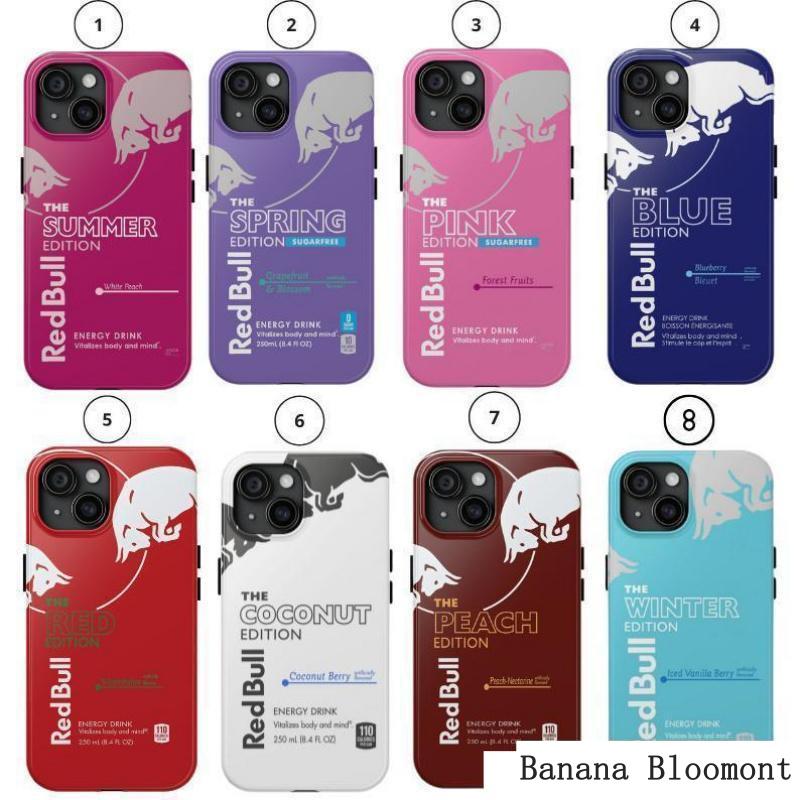 Drink Edition Redbull Collection Phone Case, Premium Tough Phone Case 2025 HY827, Phone Case Compatible with iPhone 17 16 15 14 13 12 11 .ont
