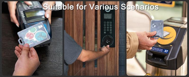 MNGARISTA Retractable Badge Holder, Heavy Duty Badge Reel Keychain with Belt Clip, 3K Carbon Fiber ID Card Holder Lanyard with 32.26" Retractable Key Chain, Black