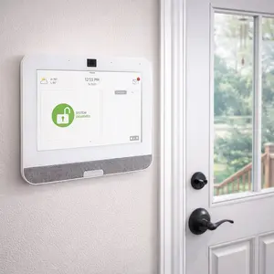 IQ IQP4006 AT&T IQ Panel PowerG 345MHz, 7" All-in-One Touchscreen, White