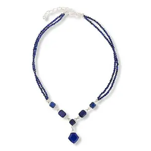 Mine Finds by Jay King Sterling Silver Lapis 18" Necklace