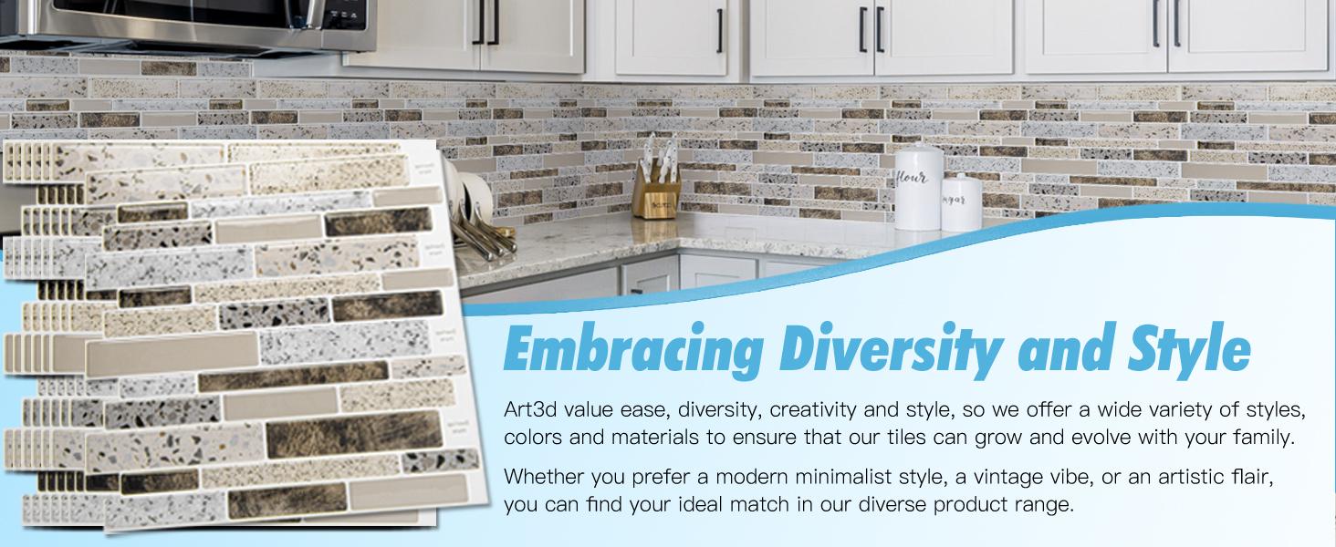 Art3d 10-Pack 12"x12" Peel and Stick Marble Backsplash Tiles, Self-Adhesive for Kitchen, Bathroom, Laundry Room Removable Wall Decorative Wall Sticker Art3d 10-Pack 12"x12" Peel and Stick Marble Backsplash Tiles, Self-Adhesive for Kitchen, Bathroom, Laundry Room Removable Wall Decorative Wall Sticker