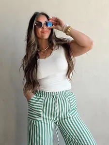 Sonny Ribbed Top in Sand