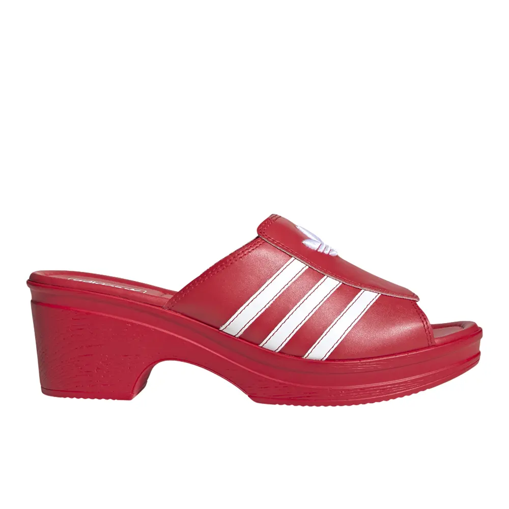 adidas Womens Lotta Volkova Trefoil Mules Casual - Red - TikTok Shop