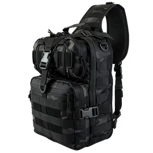 Tactical Sling Bag Backpack Military Rover Shoulder Sling Pack EDC Molle Range Bag Crossbody Chest Pack