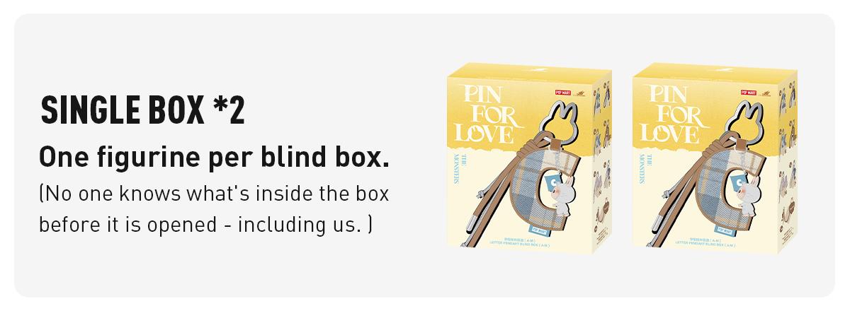 unboxing - THE MONSTERS Pin for Love Series- Letter Pendant Blind Box (A-M)