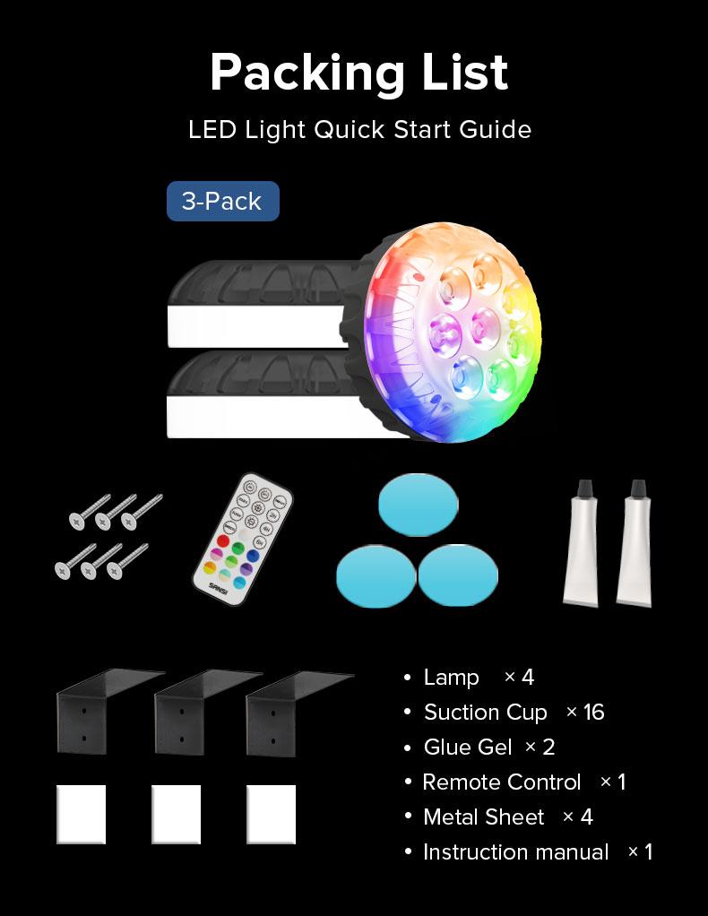 Battery Required Wall Mounted Lights with 3 Lighting Modes, Modern Wireless Magnetic Painting Lamp with Remote Control, Novelty Lighting for Home Decor, Lights for Room Decor, Modern Smart Lamp, LED Lights Bedroom, Black LED Lights