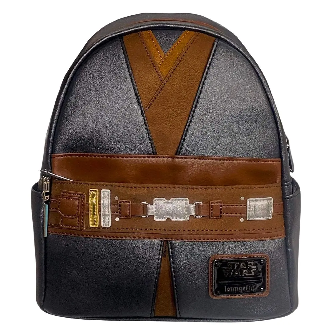 Loungeflys Star Wars Anakin Skywalker Cosplay Collectible Backpack, Everyday Carry Bag with Adjustable Shoulder Strap, 9” w x 10.5” h x 4.5” d