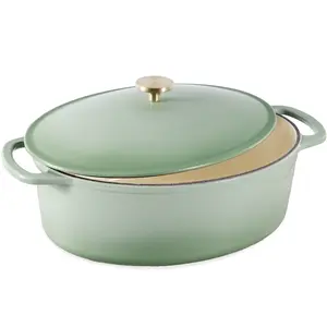 Best Choice Products Enamel Cast-Iron Dutch Oven, 6 Qt & 7.5 Qt – Heavy-Duty Cookware w/ Lid & Dual Handles, Multiple Colors