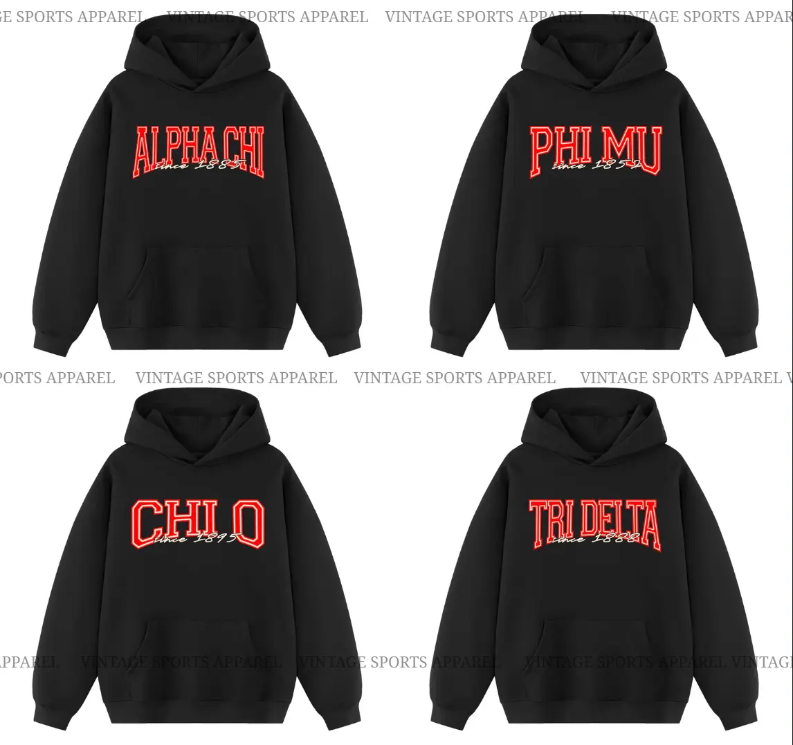 All Team Sorority End Zone Hoodie, Greek Life Football Game Day Hoodie, College Sorority Apparel, Sisterhood Gift for Sorority Girls