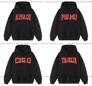 All Team Sorority End Zone Hoodie, Greek Life Football Game Day Hoodie, College Sorority Apparel, Sisterhood Gift for Sorority Girls