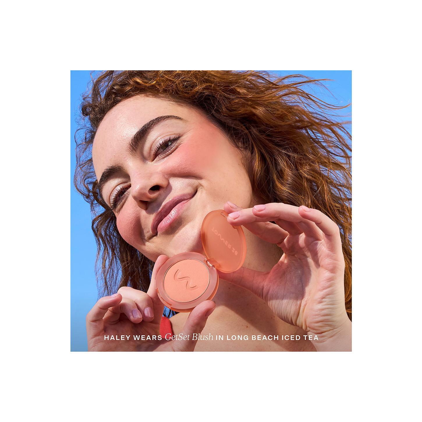 Tower 28 Getset Blur + Set Matte Powder Blush in Long Beach Iced Tea