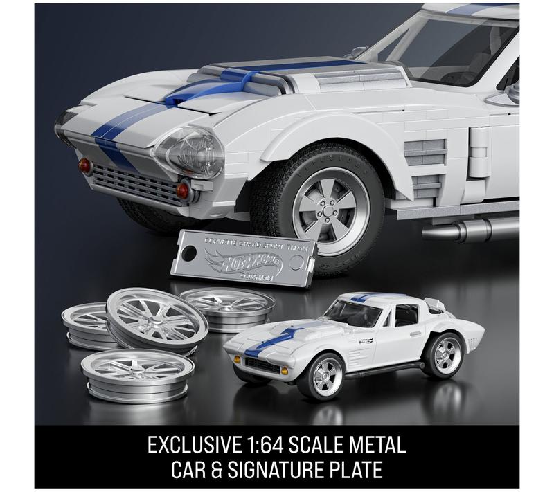 Mattel Brick Shop Hot Wheels Corvette