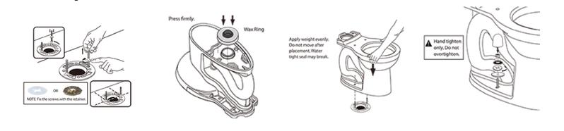 Hibbent Extra Thick Toilet Wax Ring, Toilet Bowl Wax Seal Kit with Closet Bolts, PE Flange and Extra Retainers, Thick Wax Ring Gasket for 3-inch/4-inch Waste line-Gas, Odor and Watertight Seal