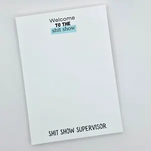 Shit Show Supervisor- Unlined Notepad