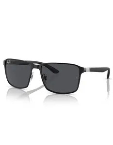 RAY-BAN RB3721 Sunglasses, Matte Black