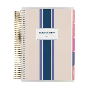 A5 Fitness Planner - Blue Stripes