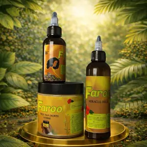 Miracle hair oil and pommade Trio set