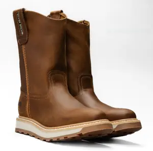 MEN'S SB2020 LATON DUAL DENSITY SOLE PULL UP LEATHER WORK BOOTS