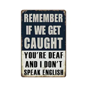 Funny Man Cave Room Metal Signs Men Accessories Sign For Garage Home Bedroom Bar Wall Decor 12x8 Inch