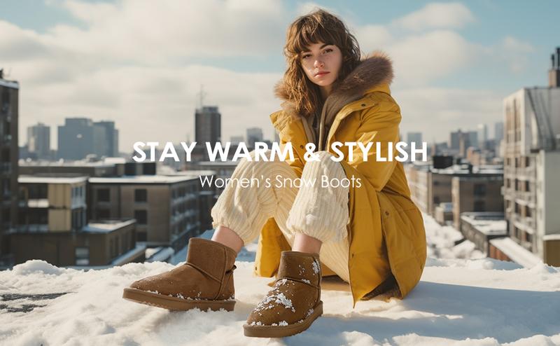 Dream Pairs [FuzzyClassic] Women's Black Brown Tan Grey Winter Snow I Low Boots Classic Faux Fur Lined Slip On Ankle Boots