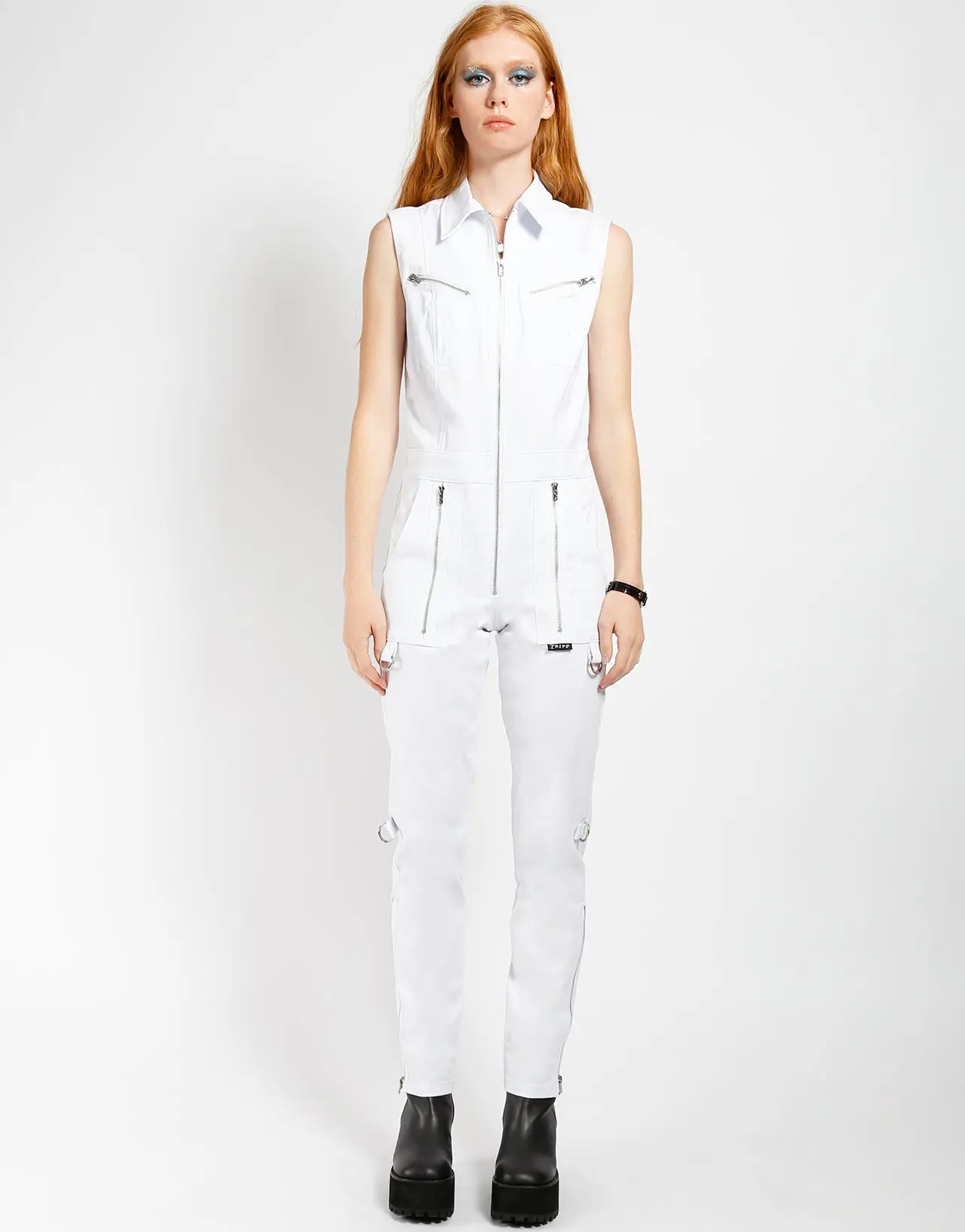 ALL YOU CAN BE JUMPSUIT WHITE