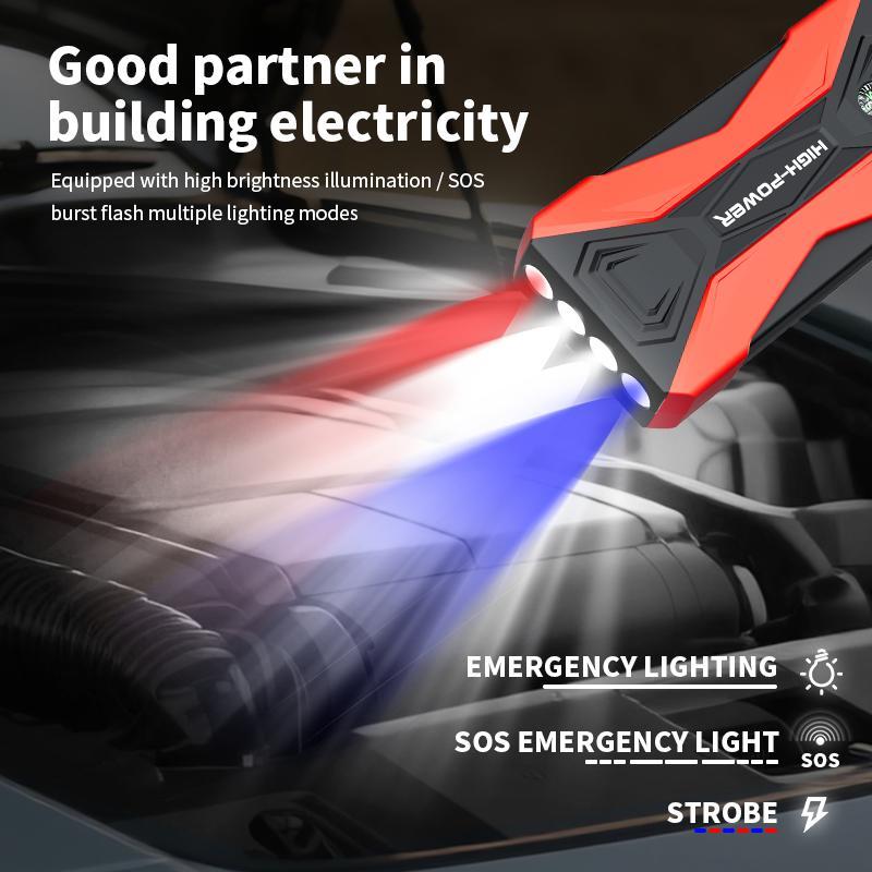 Black Friday Portable Car Jump Starter, 2000A Car Battery Jump Starter , 12V Car Battery Essential Christmas gifts for car owners - Car emergency essentials!