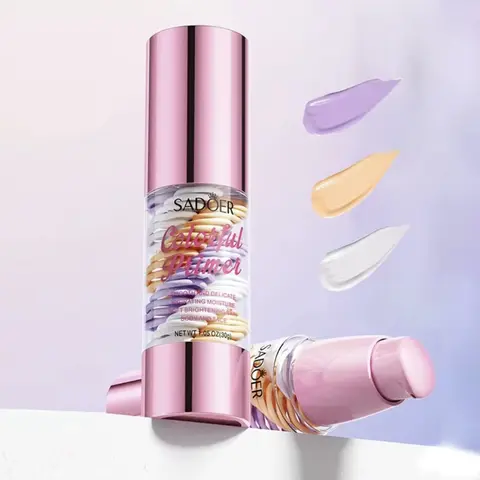 3-In-1 Hydrating Cosmetic Makeup Primer - Compact Face Moisturizer, Transparent Base for Oil Control, Smoothing Skin Tone, Flawless Radiant Skin Before Makeup