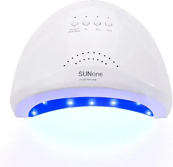 【2026】Portable 48W Nail Lamp for Gel Polish - Fast Curing UV/LED Light Dryer with 3 Timers, for Home and Salon Manicure Pedicure