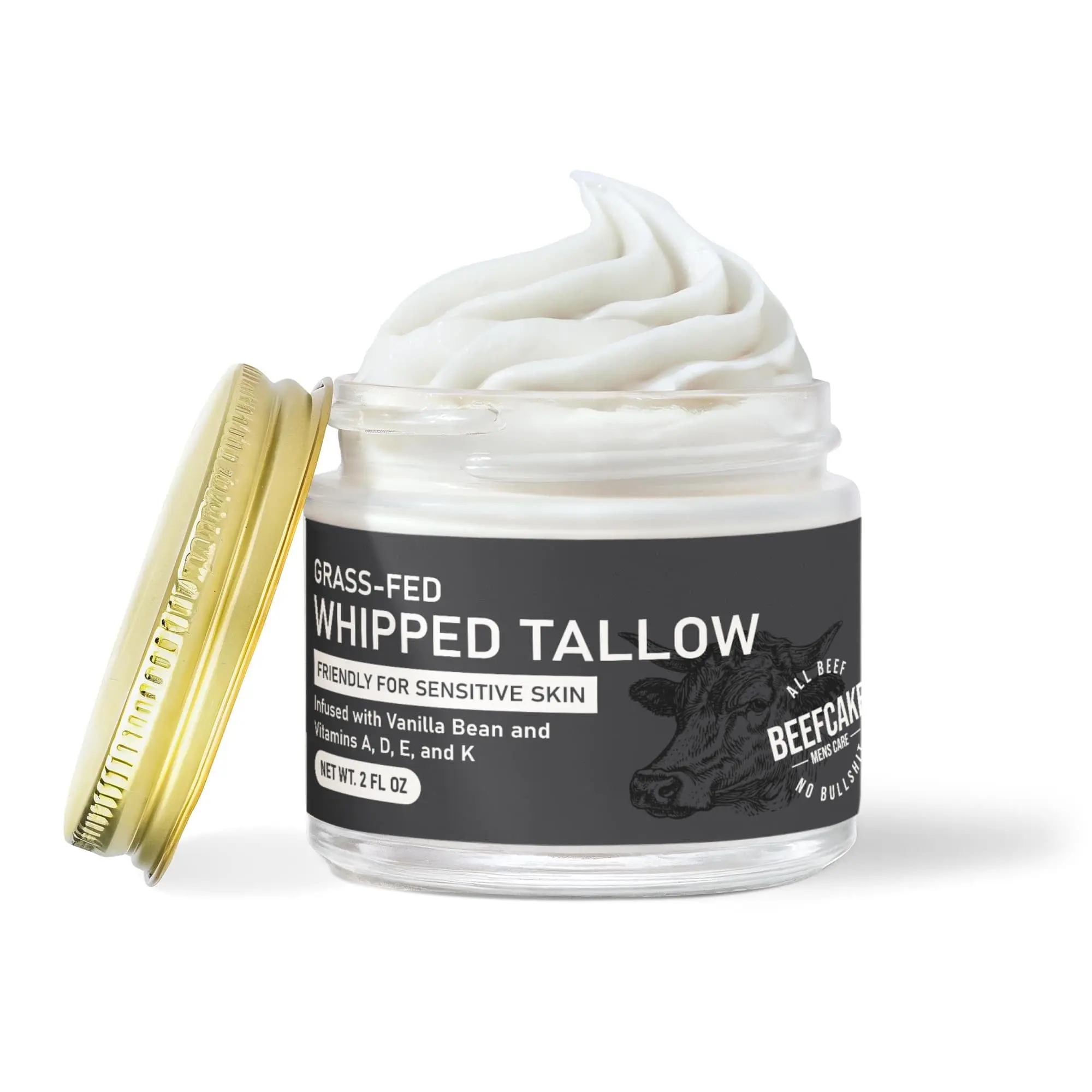 Whipped Grass-Fed Tallow Balm with Vanilla Bean