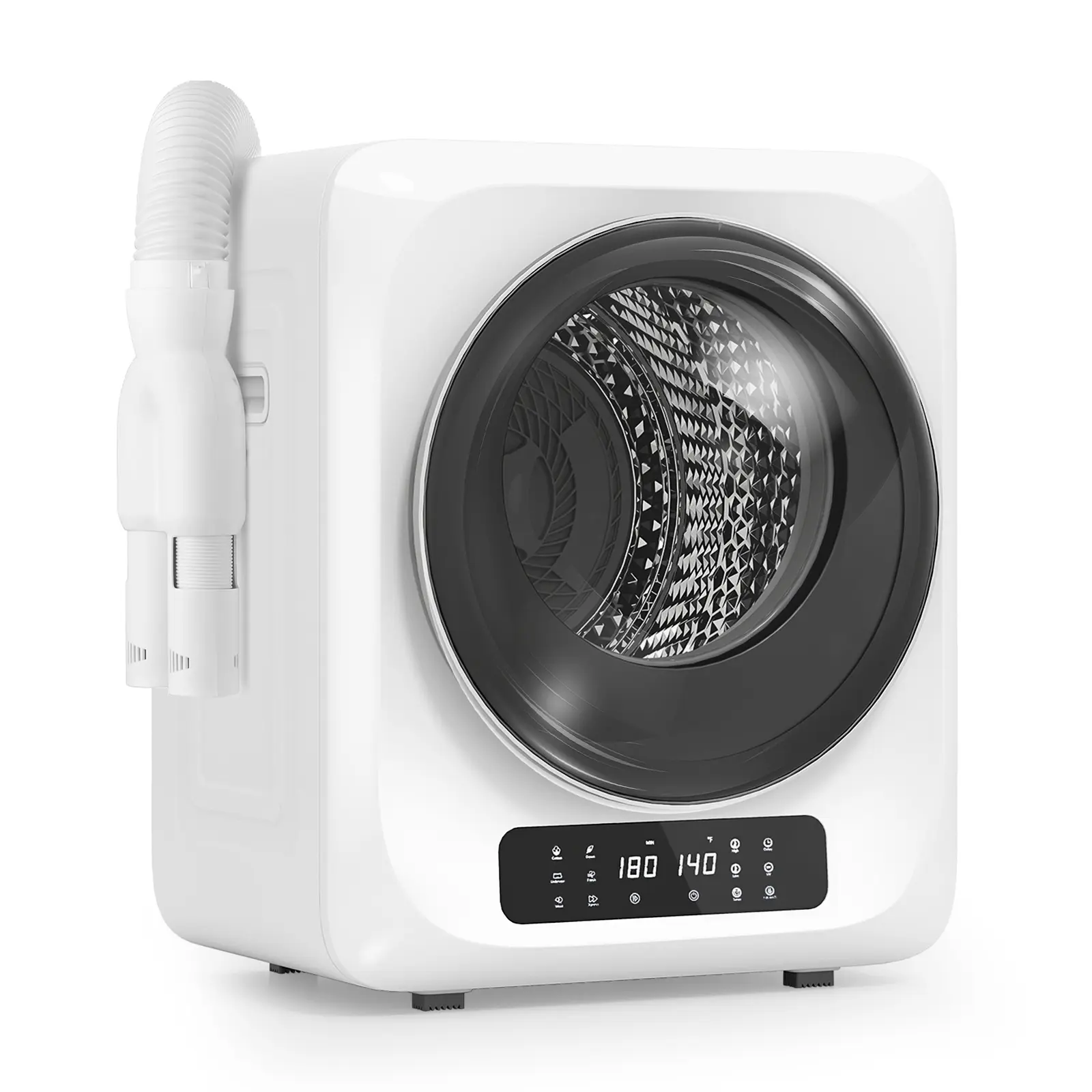 Auertech Portable Clothes Dryer 1.8 Cu. Ft., Compact Electric Dryer with Boot Dryer, 6 Drying Modes & LED Control Panel for Small Spaces, Apartment, Dorm & RV mini dora seca