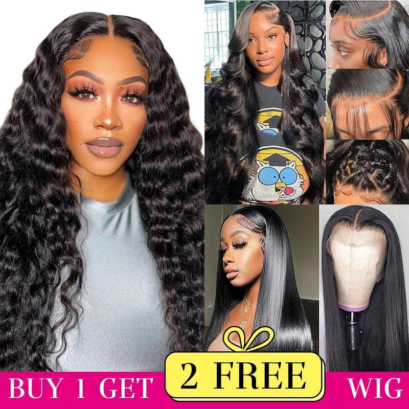 {Combo sale 30"&30"&30"}" 13x4 buy 1 get 3 wig Lace Front Wigs Human Hair 180% Density Human Hair Wigs for Black Women