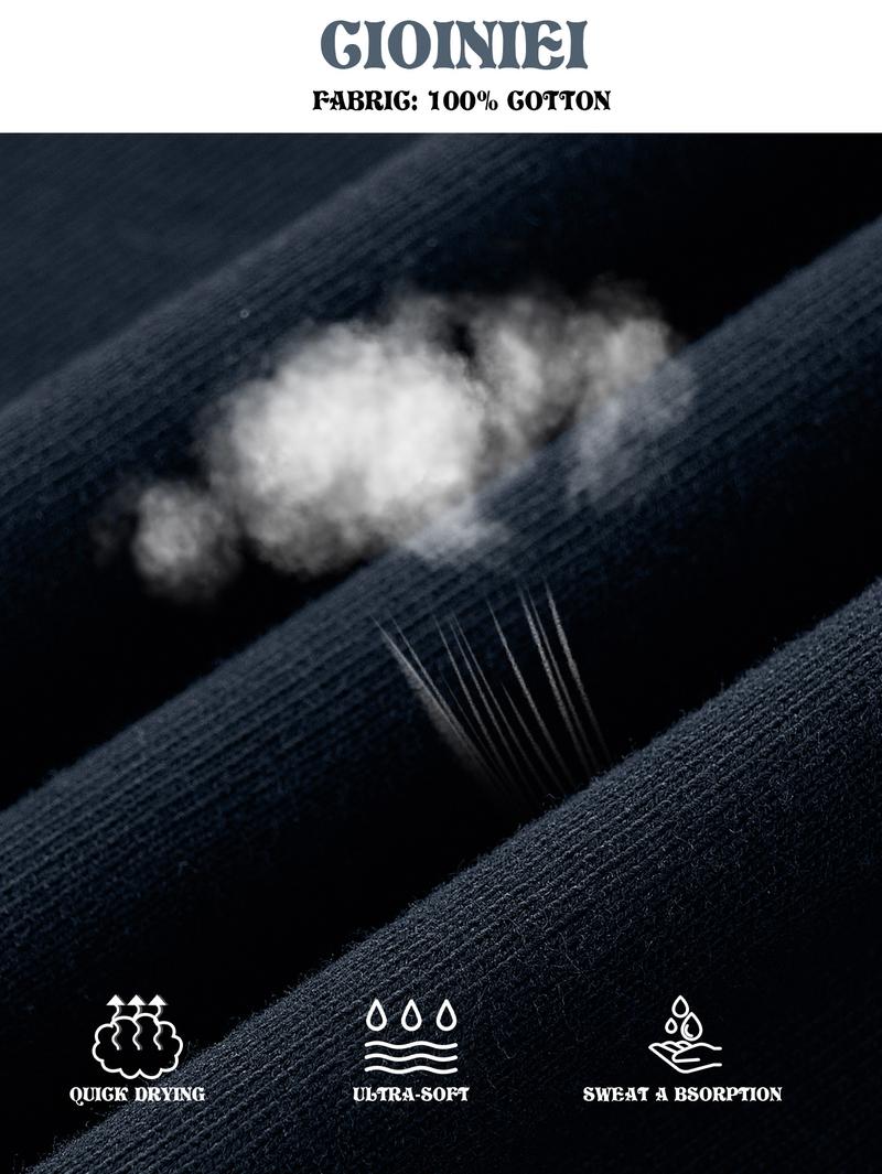 CCCMAI Men's Solid Color Short Sleeve T-Shirt Casual Cotton Tee Solid Colors Black White Gray All Colors Street Style Menswear Summer Basic Loose Fit Solid Color T-Shirt Short Sleeve Versatile American Style Men's Cotton Half Sleeve Casual Shirt Crewneck