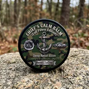 Calm Balm – Full-Spectrum Botanical Topical Salve with Terpenes – Sunnyside of Chief  - Hand-Crafted, Fast-Absorbing, Naturally Scented | For Skin Hydration & Wellness | 1oz (28g)
